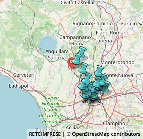 Mappa Strada A, 00123 Roma RM, Italia (13.8385)