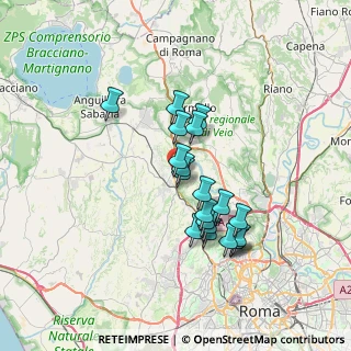 Mappa Via Giuseppe Belardinelli, 00123 Roma RM, Italia (6.2705)
