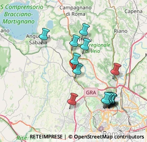 Mappa Via Giuseppe Belardinelli, 00123 Roma RM, Italia (8.4375)