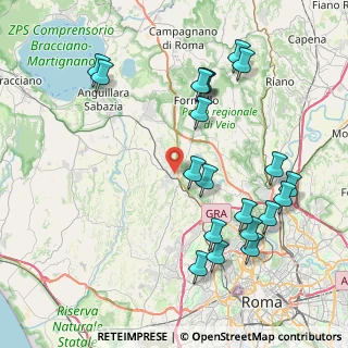 Mappa Via Gino Rocca, 00123 Roma RM, Italia (9.58)