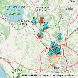 Mappa Via Gino Rocca, 00123 Roma RM, Italia (7.78769)
