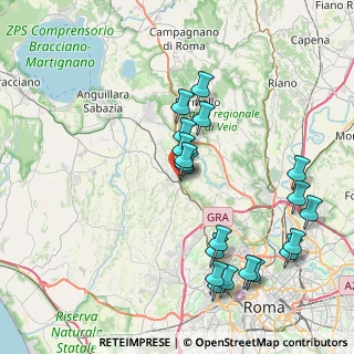 Mappa Via Giacinto Gallina, 00123 Roma RM, Italia (8.795)