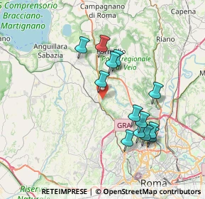 Mappa Via Sabatino Lopez, 00123 Roma RM, Italia (7.34077)