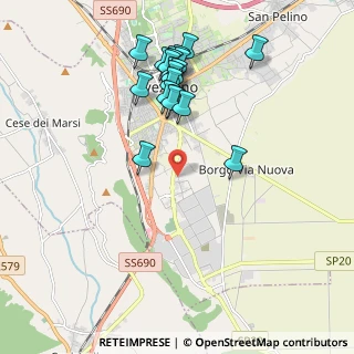 Mappa Via dei Cappuccini, 67051 Avezzano AQ, Italia (2.125)