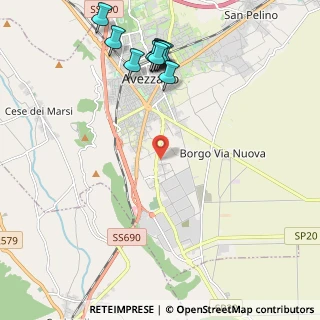 Mappa Via dei Cappuccini, 67051 Avezzano AQ, Italia (2.64364)