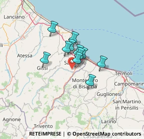 Mappa Unnamed Road, 66051 Cupello CH, Italia (8.53)