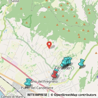 Mappa Via di Gricciano, 00052 Cerveteri RM, Italia (2.91364)