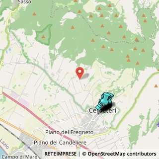 Mappa Via di Gricciano, 00052 Cerveteri RM, Italia (2.2045)