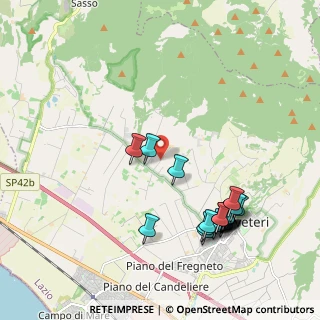 Mappa Via dei Pozzali, 00052 Cerveteri RM, Italia (2.389)