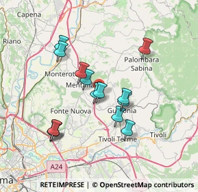 Mappa Località Montardone, 00100 Sant'Angelo Romano RM, Italia (6.69929)