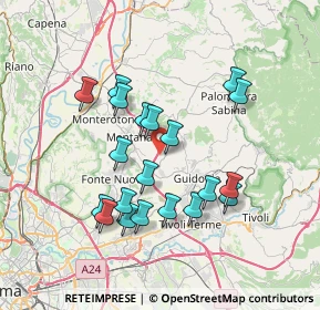 Mappa Località Montardone, 00100 Sant'Angelo Romano RM, Italia (7.046)