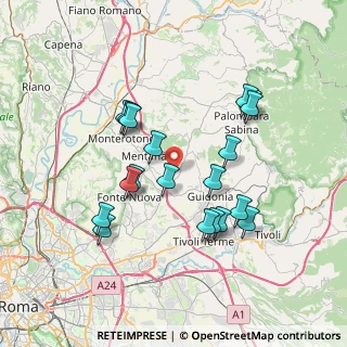 Mappa Località Montardone, 00010 Sant'Angelo Romano RM, Italia (7.27368)