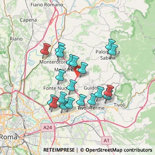 Mappa Località Montardone, 00100 Sant'Angelo Romano RM, Italia (7.046)