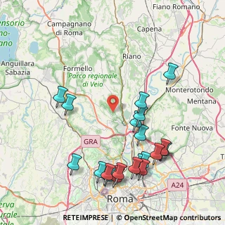 Mappa Via Casazza, 00188 Roma RM, Italia (9.8515)