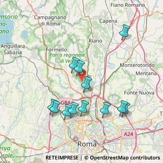 Mappa Via Casazza, 00188 Roma RM, Italia (8.28667)