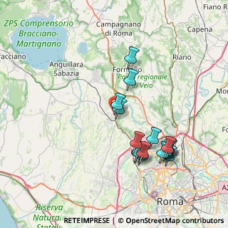 Mappa Via Andrea Codebò, 00123 Roma RM, Italia (8.10813)