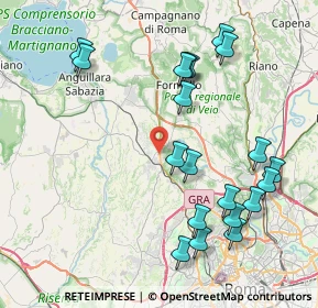 Mappa Via Andrea Codebò, 00123 Roma RM, Italia (9.504)