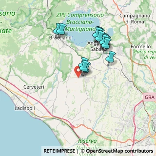 Mappa Via delle Pertucce, 00054 Fiumicino RM, Italia (7.61059)