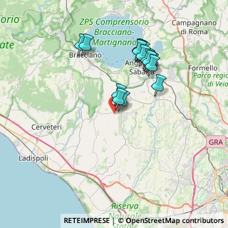 Mappa Via di Cadutella, 00054 Fiumicino RM, Italia (7.38412)