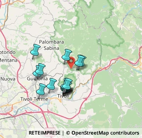 Mappa 00010 San Polo dei Cavalieri RM, Italia (6.1775)