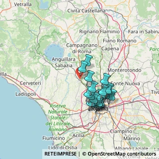 Mappa Via Fausto Maria Martini, 00123 Roma RM, Italia (12.805)