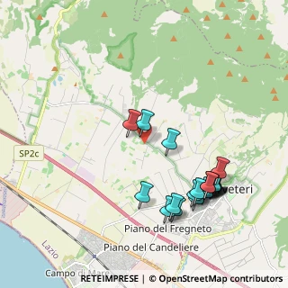 Mappa Via del Sasso, 00052 Cerveteri RM, Italia (2.301)