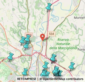 Mappa Via Piombino, 00138 Roma RM, Italia (6.5815)