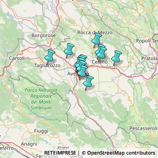 Mappa Via Dei Cappuccini snc, 67051 Avezzano AQ, Italia (8.09538)