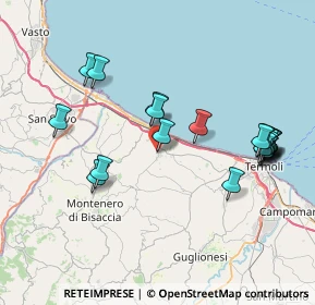 Mappa Italia, 86038 Petacciato CB, Italia (8.6175)