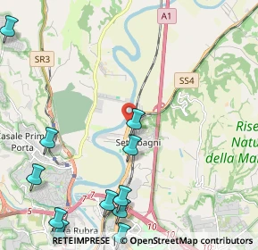 Mappa Raccordo Salario Settebagni 2 SS.4 Km14-895 Oves, 00138 Roma RM, Italia (3.18091)