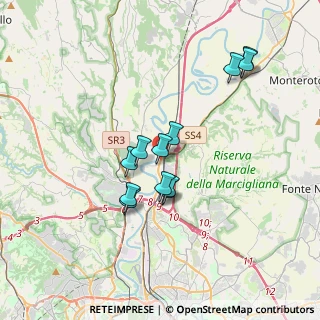 Mappa Raccordo Salario Settebagni 2 SS.4 Km14-895 Oves, 00138 Roma RM, Italia (3.21083)