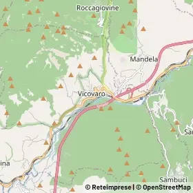 Mappa Vicovaro