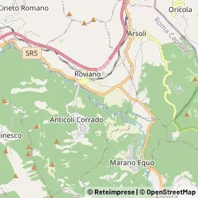 Mappa Roviano