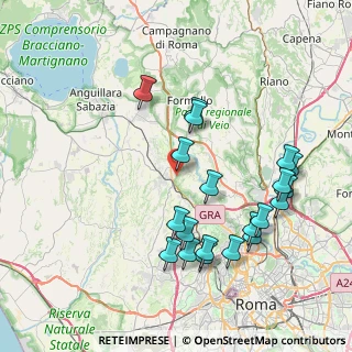Mappa Via Cassia zona la Storta, 00123 Roma RM, Italia (8.727)