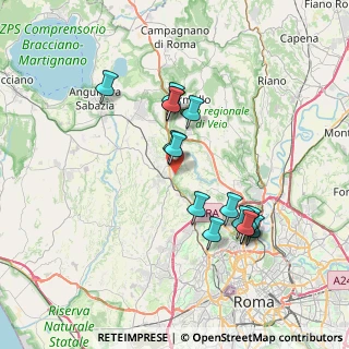 Mappa Via Cassia zona la Storta, 00123 Roma RM, Italia (7.136)