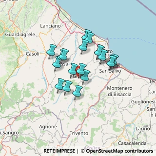 Mappa Contrada Sterparo, 66052 Gissi CH, Italia (11.2125)