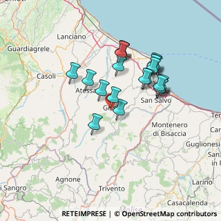 Mappa Contrada Sterparo, 66052 Gissi CH, Italia (13.091)