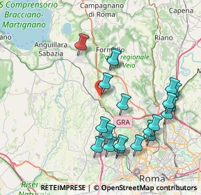 Mappa Via Francesco D'Isa, 00123 Roma RM, Italia (8.8045)