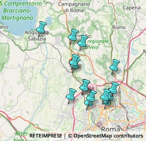 Mappa Via Francesco D'Isa, 00123 Roma RM, Italia (7.46733)