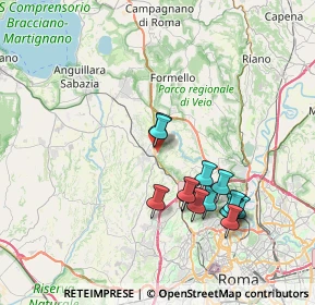 Mappa Via Francesco D'Isa, 00123 Roma RM, Italia (7.67143)