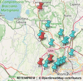 Mappa Via Francesco D'Isa, 00123 Roma RM, Italia (9.299)