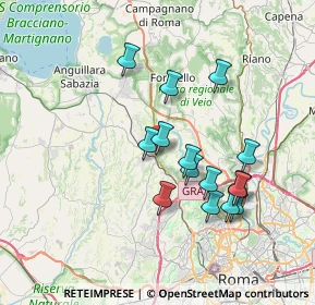 Mappa Via Francesco D'Isa, 00123 Roma RM, Italia (6.97867)