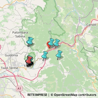 Mappa Vicovaro, 00024 Vicovaro RM, Italia (8.5375)