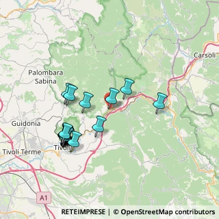 Mappa Via S. Vito, 00029 Vicovaro RM, Italia (8.2245)
