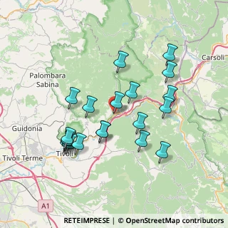 Mappa Via S. Vito, 00029 Vicovaro RM, Italia (7.5175)
