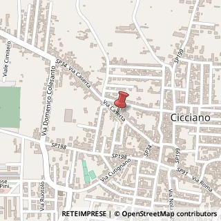 Mappa Via Caserta, 80, 80033 Cicciano NA, Italia, 80033 Cicciano, Napoli (Campania)