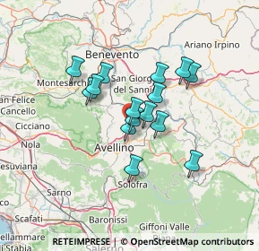 Mappa Via Variante, 83039 Pratola Serra AV, Italia (10.62067)