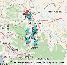 Mappa Via Variante, 83039 Pratola Serra AV, Italia (9.84909)