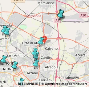 Mappa Viale Dalia, 80023 Caivano NA, Italia (5.88333)