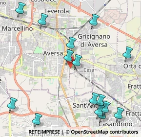 Mappa Presso officina botanica garden center, 81031 Aversa CE, Italia (2.89667)